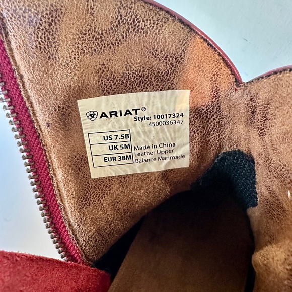 Ariat Womens Darlin Leather Western Booties - Picture 3 of 3